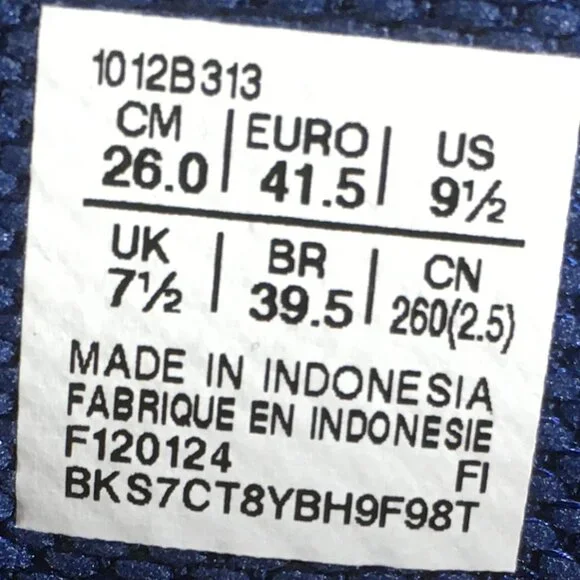 Asics Gel Venture 9 Trail Running Shoes Womens Size 9.5 Blue 1012B313 - Picture 9 of 10